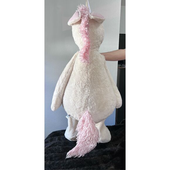 Jellycat huge giant bashful unicorn 45" inches plush stuffed animal - Picture 2 of 9